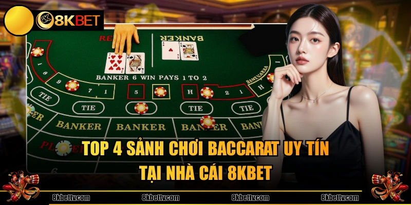 Top 4 sảnh chơi Baccarat uy tín tại nhà cái 8KBET